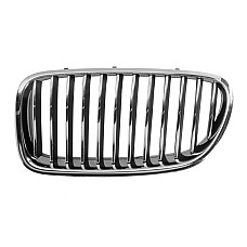 Grila radiator Grila frontala Stanga crom/negru THATCHAM BMW 5 F10 5 F11 2.0-4.4 06.09-02.17 -06.13 BLIC 6502-07-0067993Q