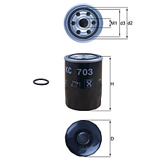 Filtru combustibil Fuel filter MAZDA 3 CX-30 1.8D 01.19- KNECHT KC703D