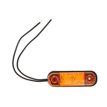 Lampa gabarit Outline marker lights L/R orange LED 12/24V WAS 711 W97.2