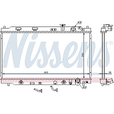 Radiator, racire motor Radiator motor  HONDA INTEGRA 1.8 NISSENS NIS 640941