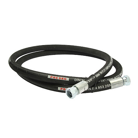 Furtun hidraulic marime conexiune: 3/4 lungime: 3000mm drept furtun de presiune HEWEA 30/34/0/0