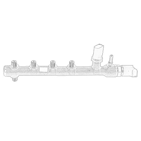Rampa comuna injectoare Injecting rail FORD TRANSIT CUSTOM V362 TRANSIT V363 2.0D 12.15- OE FORD 2011878