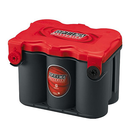 Baterie de alimentare Acumulator OPTIMA 12V 50Ah/815A AGM Orbital RED L+ borna cu filet 254x185x183 B01 - flansa de montare 10.5 mm pornire OPTIMA O878209000