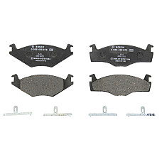 Set placute de frana Fata SEAT CORDOBA IBIZA II TOLEDO I VW CADDY I GOLF I GOLF II GOLF III JETTA I JETTA II PASSAT B1 PASSAT B2 PASSAT B3/B4 SANTANA 1.0-2.8 05.73-10.02 BOSCH 0 986 468 873