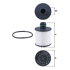 Filtru ulei element filtrant ALFA ROMEO MITO FIAT 500L 500X DOBLO DOBLO CARGO FIORINO FIORINO/MINIVAN PANDA PUNTO QUBO TIPO OPEL COMBO TOUR COMBO/MINIVAN CORSA E 11.07- KNECHT OX1171D