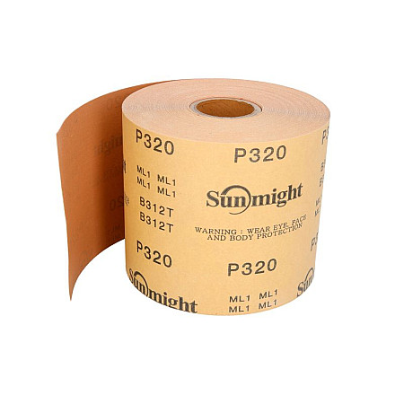 Abrazivi GOLD Hartie abraziva: rulou gradatie: P320 marime:115mm x 50m culoare: bej rola 1 buc SUNMIGHT SUN30314