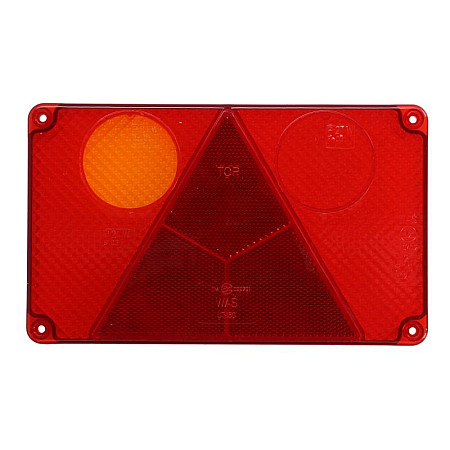 Ornament, stopuri Dispersor spate Stanga cu un triunghi reflectorizant si o lumina de ceata WAS 116 W21L