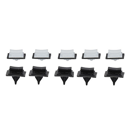 Distantier, montare geam Suport fereastra set Set de 4 clipuri FORD TOURNEO CONNECT TRANSIT TRANSIT TOURNEO 01.00-12.14 SAINT-GOBAIN SEKURIT SG2451201910