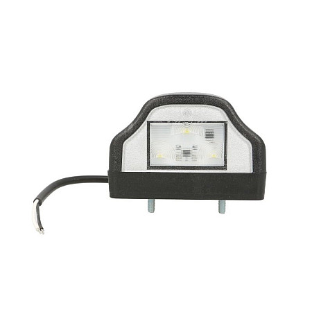 Lampa numar inmatriculare (LED, 12/24V, culoare: negru, 64,7x62,3x97mm) 