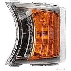 Semnalizator Indicator lamp front L/R glass colour: orange H21W/LED with daytime running light neagra finish number of LED diodes: 4/8 SCANIA PGRT 01.03- HERTH+BUSS PARTI ELECTRICE 83700607