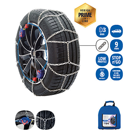 Lanturi pentru zapada turisme VERIGA certificat O-NORM certificat austriac. VR5117 215/80R16 225/55R19 225/60R18 225/65R17 225/70R16 225/70R17 225/75R16 235/50R19 235/55R18 235/60R17 235/ VERIGA STOP&amp;GO 9-140