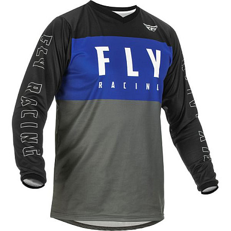 Camasa off-road T-shirt off road FLY RACING F-16 colour neagra/blue/grey size XXL FLY FLY 375-9212X