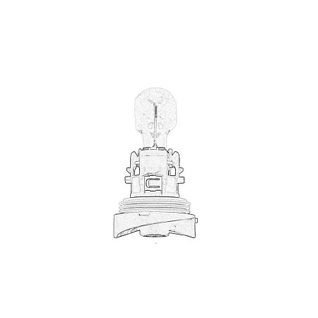 Bec incandescent, bec lumina zi Light bulb  HP24W with holder CITROEN C5 III PEUGEOT 3008 5008 02.08- OE PEUGEOT 77361009