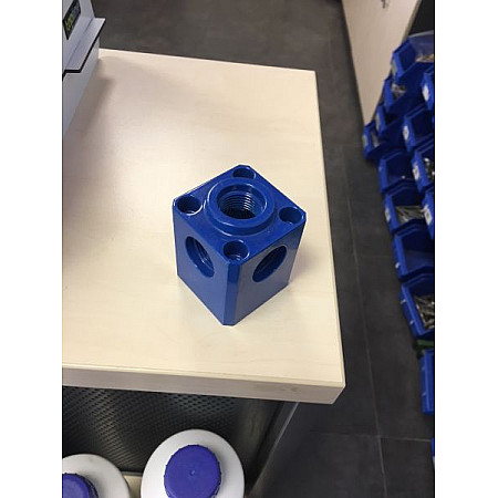 &quot;Elemente si racorduri sisteme pneumatice AIRPRESS Kostka rozdzielajaca aluminium z mocowaniem do sciany 5 x 1/2&quot;&quot; nie zawiera szybkozlaczek&quot; AIRPRESS KOSTKA