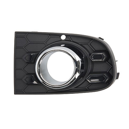 Bara piese Acoperire bara fata Fata Dreapta cu cadru gauri pentru lampa de ceata crom negru potriveste ABARTH 500 595 695 500C 595C 695C FIAT 0516 0715 BLIC 6502 07 2013994P