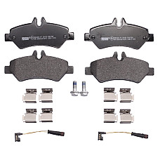 Set placute de frana Spate cu suruburi de ghidare a etrierului de frana MERCEDES SPRINTER 35-T B906 SPRINTER 3-T B906 SPRINTER 46-T B906 SPRINTER 5-T B906 1.8-3.5 04.06- FERODO FVR1780