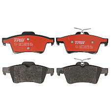Set placute frana,frana disc Seturi de frana din ceramica Spate VOLVO S40 II CADILLAC CTS CITROEN C5 III FORD FOCUS III FOCUS IV KUGA III PUMA MAZDA 5 NISSAN PRIMERA OPEL GT SIGNUM 1.5-3.6 03.01- TRW AUTOMOTIVE GDB1621DTE