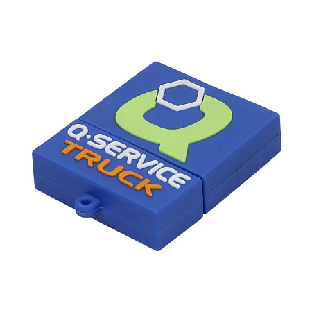 Gimmickry USB 4GB LOGO Q-SERVICE TRUCK INTER CARS QS199/TRUCK
