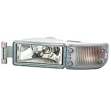 Far faza lunga Universal headlamp L H4/PY21W 24V white MAN L2000 LIONS CITY LIONS COACH LIONS COMFORT LIONS STAR TGA TGL I TGM I TGS I TGX I 01.93- HELLA 1NB354 986-051