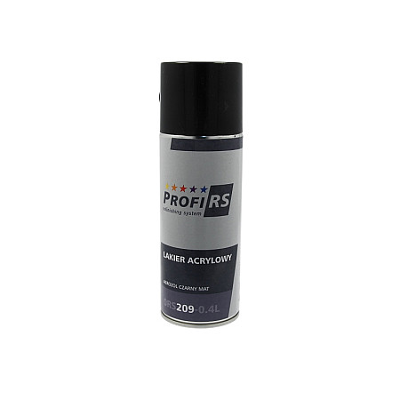 Vopsele Vopsea 04 l negru acrilic mat tip de pulverizare: aerosol PROFIRS 0RS209-0.4L