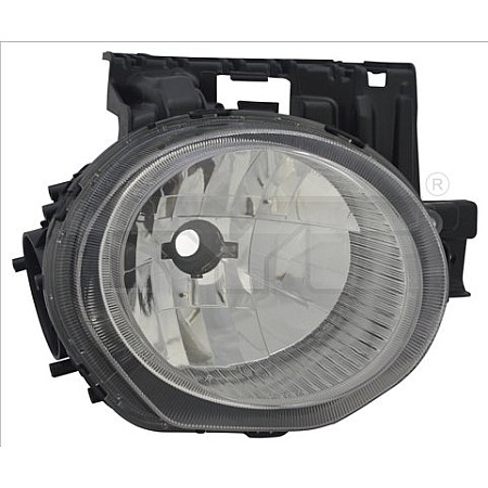 Far Lampa frontala Dreapta H4 electric fara motoras culoare insert: argintiu NISSAN JUKE TYC TYC 20-14131-15-2