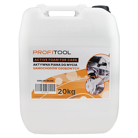 Curatare pete dificile spuma activa PROFITOOL pentru curatarea suprafetelor puternic macinate 20kg sigur pt vopsea si elemente de cauciuc fluid spuma activa indeparteaza: murdarirea suprafetei ulei vaselina PROFITOOL 1305-01-0033E