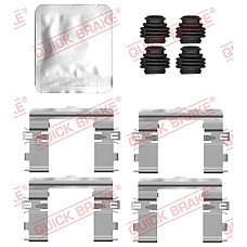 Set accesorii, placute frana Brake pad fitting kit rear front HYUNDAI TUCSON 1.6-2.5 11.20- QUICK BRAKE QB109-0177