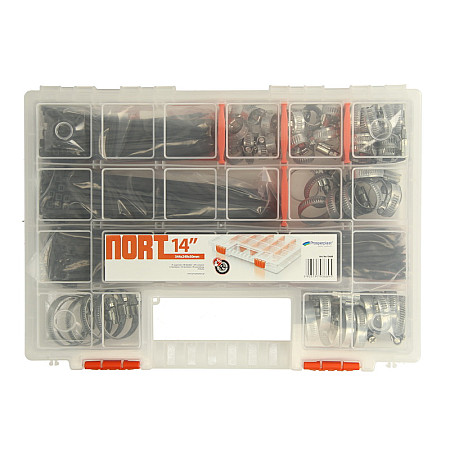 Colier furtun Clamp set self-clamping worm gear worm gear 365pcs material: metal / plastic MAMMOOTH MMT A190 365SET