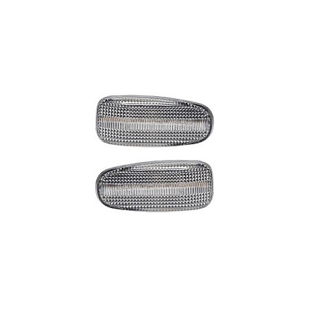 Set lumini semnalizare Indicator lamp side L/R transparent LED dynamic indicator MERCEDES 124 A124 124 C124 124 W124 124 T-MODEL S124 190 W201 C W202 C T-MODEL S202 1.8-6.0 10.82-07.03 BLIC L54-140-001LED-D
