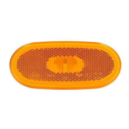 Lampa de gabarit St/Dr, portocaliu, inaltime 46,7mm latime 106,3mm adancime 50,9mm, in relief (oval cu reflector HOR 59 cu bulb
