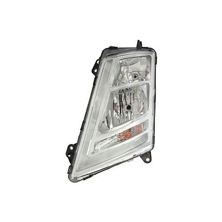 Far Headlamp L H1/H7/LED/PY21W electric insert colour: silver VOLVO FH II FH16 II 01.12- GIANT 131-VT13310EL