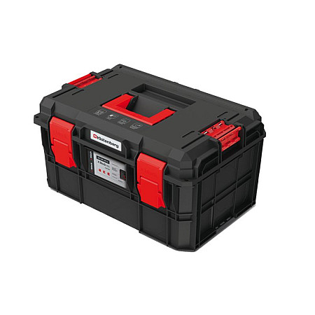 Geanta cu scule Tool box 1pcs MODULAR X BLOCK LOG plastic colour: neagra/red length546mm x width380mm x height307mm KISTENBERG KXB604030F