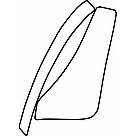Autoclant protectie caroserie Eticheta de pentru aripa spate R Culoare folie transparenta 3M PPF 40 Auto ajustabil fits TOYOTA VERSO 0409 BLIC 2000 00 8117012P