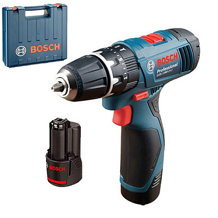 Surubelnita burghiu Drill-screwdriver impact power supply: battery-powered GSB 120-LI 15-10mm voltage: 12V maximum torque: 30Nm 2 x 2 Ah Li-Ion BOSCH 0 601 9G8 100