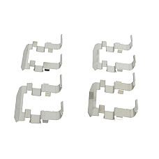 Set accesorii, placute frana Kit montare placute frana Fata KIA SORENTO I 2.4/2.5D/3.5 08.02- TRW AUTOMOTIVE PFK519