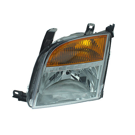 Far Lampa frontala Stanga H4 electric cu motor culoare insert: cromat culoare semnalizator: portocaliu FORD FUSION TYC TYC 20-12184-06-2