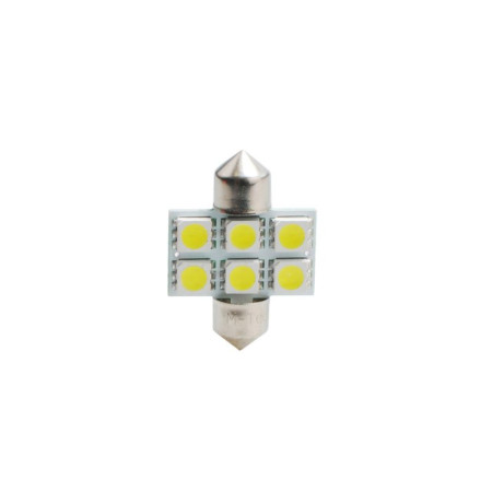 Bec incandescent LED light bulb LED 2pcs C5W 12V max. 144W light colour white socket type SV85-8 length: 31mm no road approval for vehicles without CAN-Bus M-TECH LB027W