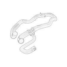 Radiator Furtun cauciuc top for vehicles with rear wheel drive  NISSAN NV400 OPEL MOVANO B RENAULT MASTER III 2.3D 02.10- OE RENAULT 21 50 108 60R