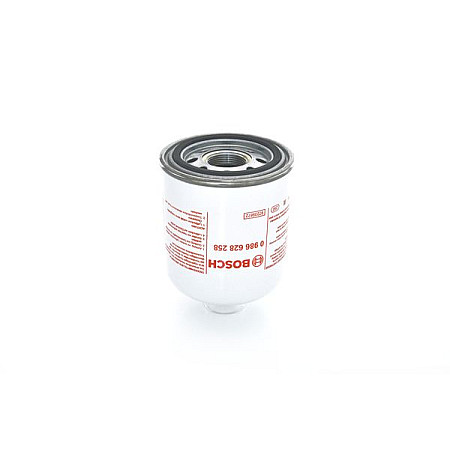 &quot;Element filtrant uscator aer, compresor Cartus cu uscator de aer separator de ulei x125mm 1 1/4&quot;&quot; dreapta fata-verso presiune 13bar separator en with gasket SCANIA 4 PGRT 09.95-&quot; BOSCH 0 986 628 258