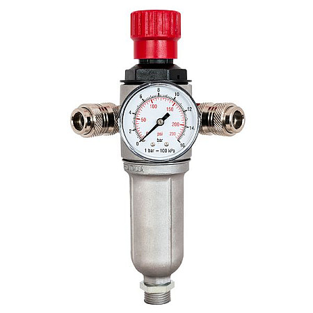 &quot;Parts for compressors AIRPRESS reductor+filtru+dwojnik kpl. 1/2&quot;&quot; wkrecany w Rezervor compresor pentru EVERT400/150 EVERT490/200 EVERT490/270 EVERT590/200 EVERT670/270&quot; AIRPRESS 45220.