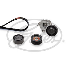 Set curea transmisie cu caneluri V-belts set with rollers AUDI A8 D4 3.0D 07.10-01.18 GATES GATK016PK2433