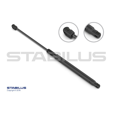 Amortizor capota Arcul cu gaz capota motor Dreapta lungime maxima: 471mm sUV:160mm cu conducta de protectie MERCEDES C A205 C C205 C W205 C T-MODEL S205 CABRIOLET-LIMUZINA 12.13- STABILUS STA457942
