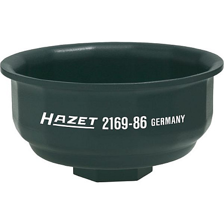 &quot;Cheie filtru ulei Oil filter wrench bell-shaped socket / drive: 1/2&quot;&quot; min. size: 86 mm max. size: 97 mm application: oil filter&quot; HAZET HAZ 2169-86