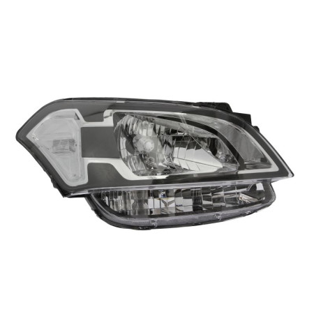 Far Lampa frontala Dreapta H4 electric fara motoras KIA SOUL I TYC TYC 20-12701-05-2