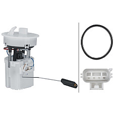 Sistem alimentare cu combustibil Electric fuel pump module FORD FIESTA VI MAZDA 2 1.25-1.6 07.07- HELLA 8TF358 303-211