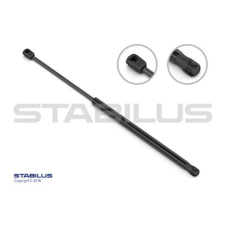 Amortizor, luneta Arcul cu gaz arcul cu gaz de incarcare Dreapta/Stanga lungime maxima: 3815mm sUV:143mm HYUNDAI IX35 TUCSON TUCSON/SUV AUTOUTILITARA/SUV/SUV 06.04- STABILUS STA006963