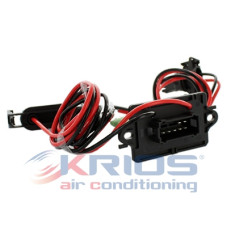 Rezistor, ventilator habitaclu Element de reglare a suflantei de aer rezistor RENAULT CLIO III CLIO III/HATCHBACK MODUS 1.2-2.0 09.04- MEAT &amp; DORIA MDK109083