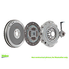 Set ambreiaj Kit ambreiaj cu volanta rigida si rulment pneumatic 229mm FORD FOCUS I TOURNEO CONNECT TRANSIT CONNECT 1.8D 03.01-12.13 VALEO VAL845019