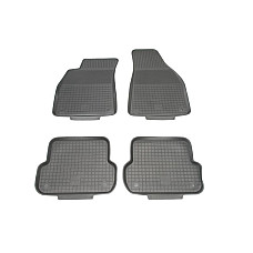 Set covorase cauciuc Rubber mats 4 pcs rubber set colour neagra duct POLGUM PGP24