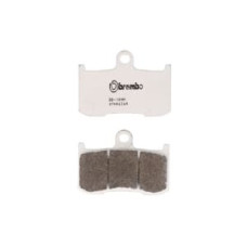 Placute de frana fata, utilizare: route, material: sinter-LA, 49,5x69,2x7mm INDIAN CHIEFTAIN, ROADMASTER, SCOUT, SPRINGFIELD; KAWASAKI Z, ZX-9R; SUZUKI GSX, GSX-S 675-1811 2002-2020 BREMBO 07KA23LA